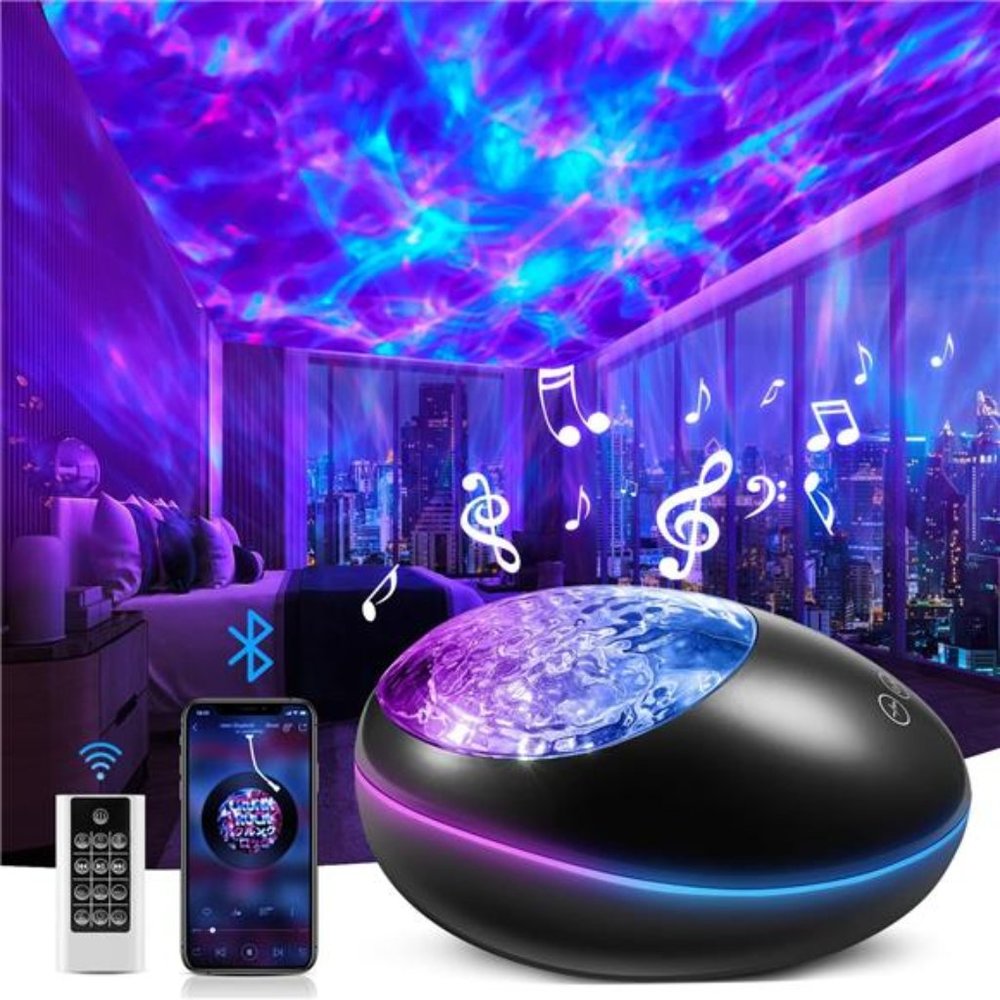 Galaxy Projector Light, 24 Light Modes Star Projector Galaxy Light, 8 White